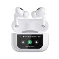 Latest and original saiya T80 ANC pro 6th generation touch display TWS Airpods with ANC/ENC  M10 TWS wireless earbuds with touch control and LED display on charging Box editing high high base boosted sound Quality TWS  Bluetooth wireless Earbuds. 