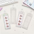 Cute Polka Dot Clover Vertical Photocard Holder Idol Card Glitter Case Life Four Grid Card Cover.
