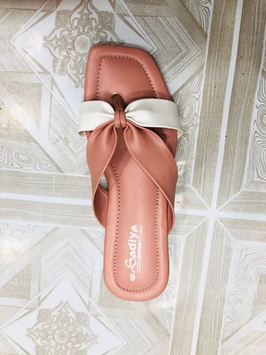 Ladies%20Regular%20Use%20Fashionable%20Flat%20Sandals%20-%20Girls%20Slim%20Fit%20Slips%20On%20Slippers%20%7C%20Four%20Fita%20-%20Image%203