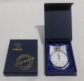 Silver Diamond Mechanical Stopwatch.