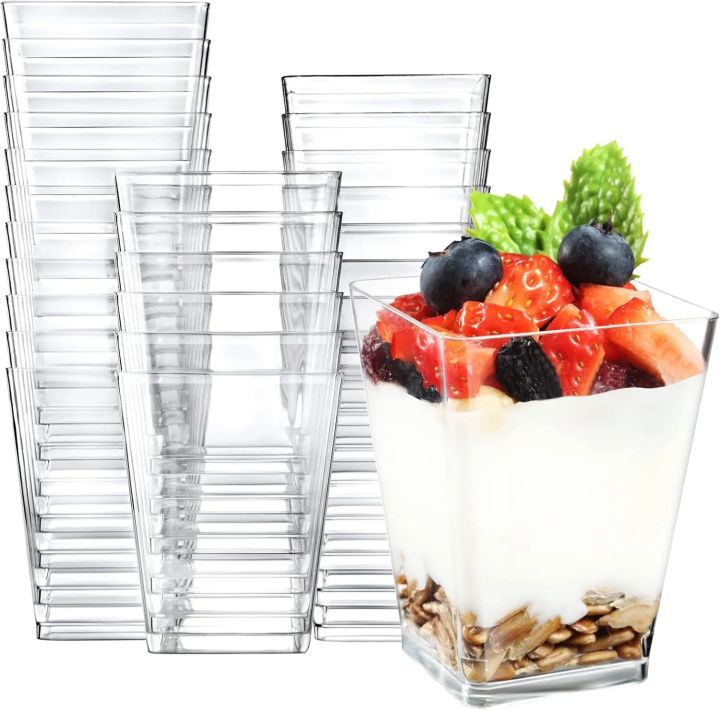 Exquisite%20Mini%20Dessert%20Cups%20with%20Spoons%20Square%20Dessert%20Cups%20with%20Tasting%20Spoons%20Mini%20Parfait%20Cups%20Appetizer%20Plastic%20Dessert%20Cup%20-%20Image%204