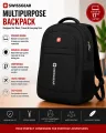 Water Resistant Nylon Laptop Travel Backpack For Women Durable Everyday Bag Multiple Pockets For Organized Storage. 