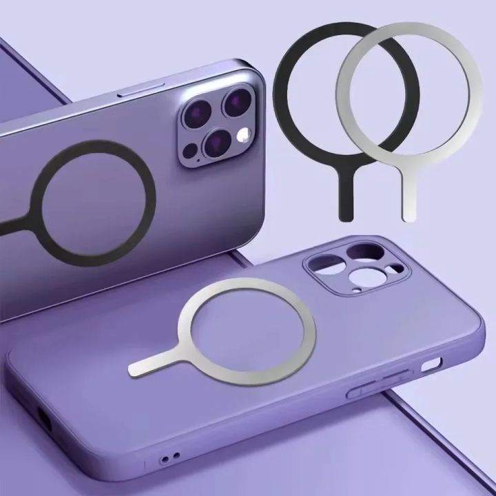 Stainless%20Steel%20Universal%20Magnetic%20Metal%20Plate%20Ring%20For%20Magsafe%20Wireless%20Charger%20Iron%20Sheet%20Sticker%20Magnet%20Car%20Phone%20Holder%20-%20Image%204