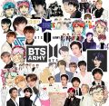 25pcs bts stickers  for use mobile ,diary, laptop, books,etc. 