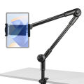 Xb08 Metal Tablet Stand 360 °   Rotating Long Arm 10kg Heavy-Duty Bedside Desktop Lazy Stand Compatible with iPad 4.6~ 12.9inch and Mobile Phones. 