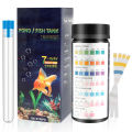 100 Pcs 9-IN-1/7-IN-1 Aquarium Test Strips Fast Accurate Fish Tank Test Kit with Test Tube Water Quality Monitor pH Test Strips. 