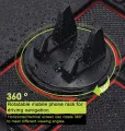 Car Dashboard Anti Slip Phone Mat with 360 Degrees Rotating Phone Holder Non-Slip Multifunctional 6 in 1 Anti-Skid Phone Mat with Parking Numbers for Coins Keys Cell Phones. 