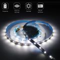 LED Strip Light 5V USB Powered Flexible White/Warm White Cuttable Adhesive Light Tape for TV Backlight Cabinet Bedroom DIY Decor. 