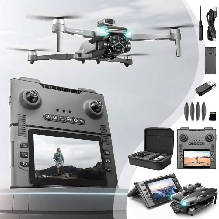 Foldable%20Remote%20Brushless%20Drone%20-%204K%20Dual%20Camera%20Aerial%20Photography%20Brushless%20Obstacle%20Avoidance%20Remote%20Control%20Drone%20Sl%20-%20Image%202