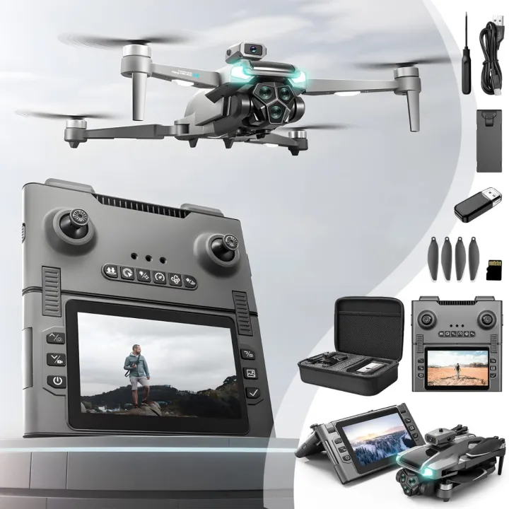 Foldable%20Remote%20Brushless%20Drone%20-%204K%20Dual%20Camera%20Aerial%20Photography%20Brushless%20Obstacle%20Avoidance%20Remote%20Control%20Drone%20Sl%20-%20Image%202