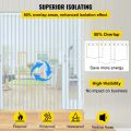 Indoor and Outdoor Transparent Air Conditioning Soft Curtain Strip, Screen, Insulation Windproof PVC Door Curtain Strip,.