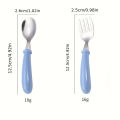 6 PCS Toddler Utensils Stainless Steel Fork And Spoon Safe Baby Silverware Set, Kid Safe Utensils Children's Flatware Kids Cutle.