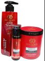 Royalsun USA Keratin Shampoo Hair Fall Control Treatment SPA And Keratin Care Hair Serum Pack Of 3. 