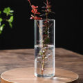 Transparent Glass Hydroponic Vase Minimalist Glass Vase Cylinder Flower Vase for Wedding Living Room Decorative Gift. 
