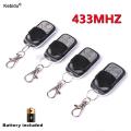 443mhz 4CH Remote Control Duplicator Key Fob Distance Remote Control 433.92MHZ Clone For Garage Door Gate With 12V 27A Battery. 