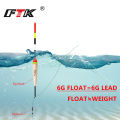 FTK 2g-6g Fishing Float Set 19-23cm 5pcs/pack Barguzinsky Professional Vertical Buoy Accessories Fishing Float Pesca.