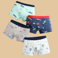 4pcs/Lot Boys Boxer Briefs Kids Cotton Underwear Baby Boy Underpants Teenager Cartoon Print Soft Children Panties 2-15Y 2024 New. 