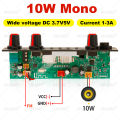 Bluetooth 5.0 MP3 WMA Decoder Board 10W Amplifier 5V 6.5mm Microphone FM Radio TF USB Car Audio Music Player Speaker Handsfree. 