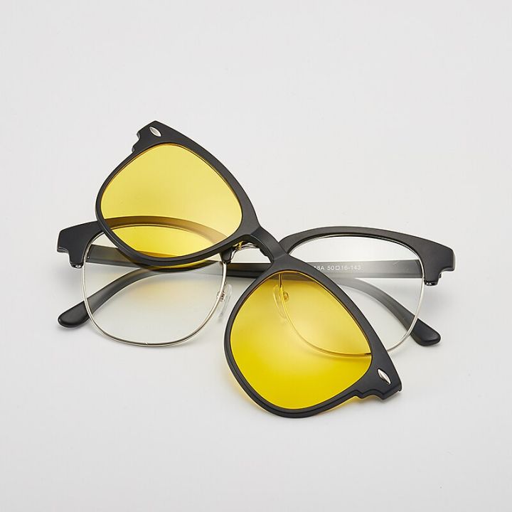 6%20In%201%20Men%20Women%20Polarized%20Optical%20Magnetic%20Sunglasses%20Clip%20Magnet%20Clip%20on%20Sunglasses%20%20Clip%20on%20Sun%20Glasses%20Frame%20And%20Bag%20-%20Image%206