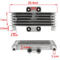 Motorcycle Oil Cooler 5 Row Radiator Dirt Bike 2t 125-250CC Engine Universal 4T M10 M12 Cooling Enduro Pit Bike Motocross Parts. 