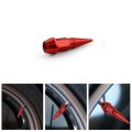 4pcs Tire Valve Caps Bullet Car Motorcycle Wheel Valve Dustproof Cover Aluminum Alloy Spiked Styling Auto Exterior Accessories. 