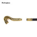 Gold Black Luxury Snake Handle Fashion Walking Stick for Party Decorative Walking Cane Elegant Crosier Knob Walking Stick 93cm. 