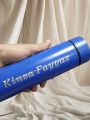 Temprature Bottle with Name Printing. Customized LED Smart Water Bottle | Digital Thermos With Temperature Display. 

Black, White, Pink, Red, Blue. Vacuum Thermos Flask,  Name engraving on bottle, Hot Cool Bottles. Best Bottle, Flask, Name written Bottle. 