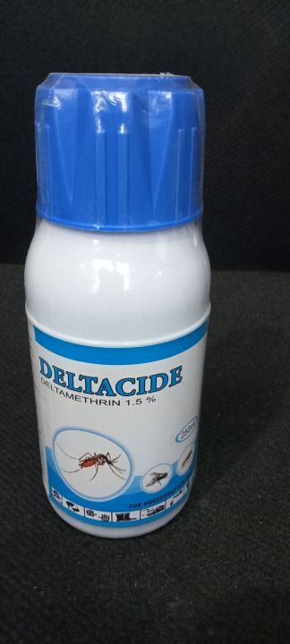 Deltacide . Deltamethrin 1.5 ec. Mosquito control spray. Dangue killer spray. Malaria Killer medicine.