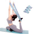 Elastic Yoga Resistance Band Pilates Dance Stretching Belt Fitness Sport Exercise Pull Strap Belt Beginner Multi-Functional Band. 