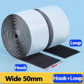 1/3/5 Meter Strong Self Adhesive Hook & Loop Tape Double Sided Heavy Duty Sticky Strap Fastener 20-50 mm for DIY/Craft/Clothing. 