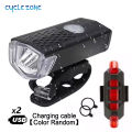 Bike Light Set Front Light with Taillight USB Rechargeable Easy to Install 3 Modes Bicycle Accessories for the Bicycle Road MTB. 