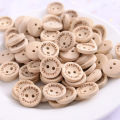 50pcs 2 Holes Natural Wooden Buttons for Clothes Decorative Button Diy Handmade 2 Eyelets Bottons Sewing Accessories3. 