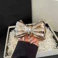 Golden Evening Bag Purses and Handbags Luxury Designer Shoulder Bags Funny Shape Party Wedding Round Acrylic Shiny Clutch Purse.