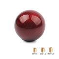 Universal Car Gear Shift Knob Carbon Fiber Car Gear Shift Knob Shifter Lever Round Ball Shape Acrylic Transparent Packaging. 