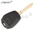 jingyuqin Remote Car Key Contro Fit for ISUZU D-Max M-UX 433.92Mhz ASK ID46 Chip TOY43 2Buttons Auto Key Fob Replacement. 
