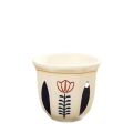 180ml Tea Cup Garland Hand Held Espresso Ceramic Cup Cappuccino Coffee Cup Turkish Coffee Cups Handmade Ceramic Cappuccino Cups. 