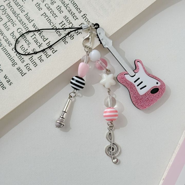 Y2K%20Phone%20Charms%20Pink%20Guitar%20Radio%20Keychain%20Microphone%20Pendant%20Key%20Ring%20Bag%20Phone%20Lanyard%20Cute%20Accessory%20for%20Girls%20Women%20Jewelry%20-%20Image%206