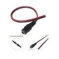 JACK - DC Power pigtail female connector jack CCTV DVR Camera Lead Plug Pigtail Cable. 