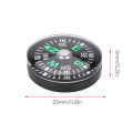 New 12Pcs 20mm Mini Pocket Oil Filled Compass Survival Compasses for Hiking Camping Outdoor Activities Accessory Multi Tools. 