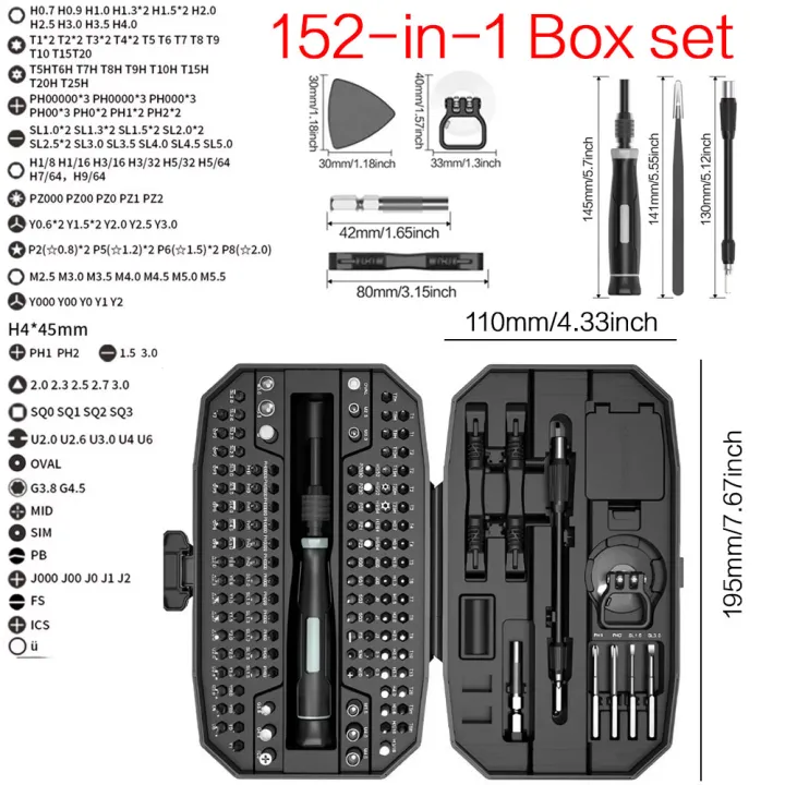 Precision%20Screwdriver%20Set,%20Laptop%20Tool%20Kit,%20152/25%20in%201%20Professional%20Computer%20Screwdriver%20Repair%20Kit%20T5%20T6%20Torx%20Screwdriver%20-%20Image%203