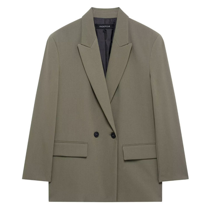 HXAO%20Blazer%20Women%20Double%20Breasted%20Pocket%20Women's%20Jacket%202025%20Long%20Sleeve%20Casual%20Blazers%20Woman%20Chic%20Office%20Wear%20Ladies%20Coat%20-%20Image%207