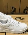Nike Air Force One for boys/girls unisex Plain White Sneaker. 