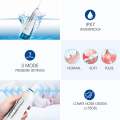 Hangsun Water Flosser Cordless Oral Irrigator Rechargeable Dental Water Jet HOC700 for Teeth Braces with 300ML Water Tank and 4 Jet Tips for Travel & Home Use. 