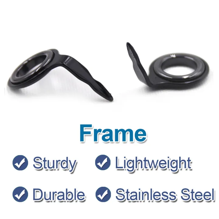 FishTrip%205-10pcs%20Single%20Foot%20Fishing%20Rod%20Guides%20Repair%20Kit%20Micro%20Guides%20for%20Light-spinning,%20Casting%20and%20Fly%20Rod%200.076g~0.77g%20-%20Image%205