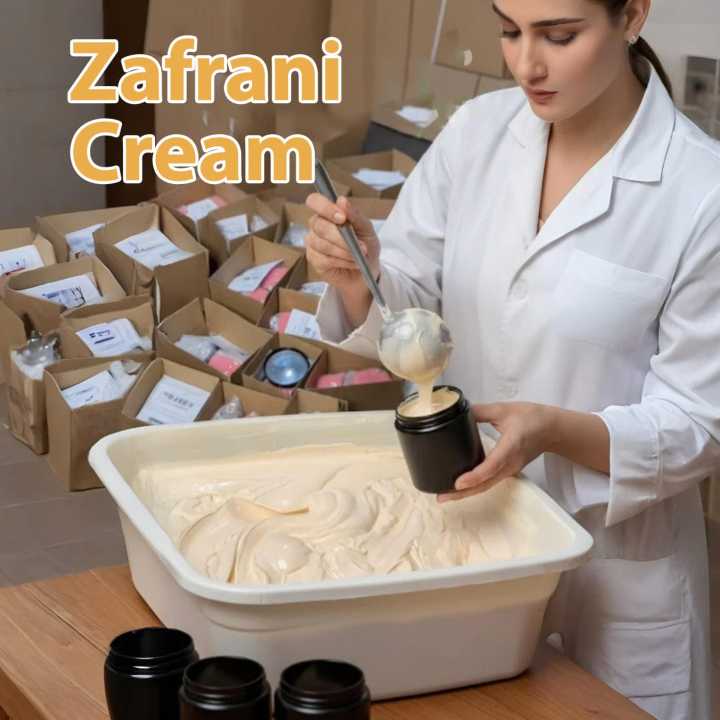 Zaafrani Luxury Soft Cream - Pure Saffron Radiance Booster for Bright & Supple Skin - 250g Professional Care Pack