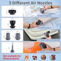 Electric Air Pump Portable Mini Wireless Air Compressor&mattress Pump  Inflator/Deflator, Air Beds Boat Vacuum Pump Bags Clothes. 