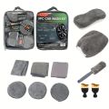 11pcs Microfiber Car Cleaning Kit Tire Brush Scratch Removal Pads Detailing Sponges Interior Cleaning Essentials Cleaning Tools.