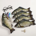 JIANWU Creative Simulated Salted Fish Pencil Case Large Capacity Pencils Pouch Bag Funny School Pencil Cases Stationery Supplies.