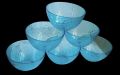 Bowl Set Ice-cream High Quality Crystal Clear Glass Fruit Bowl Trifle Salad Desert (6pcs). 