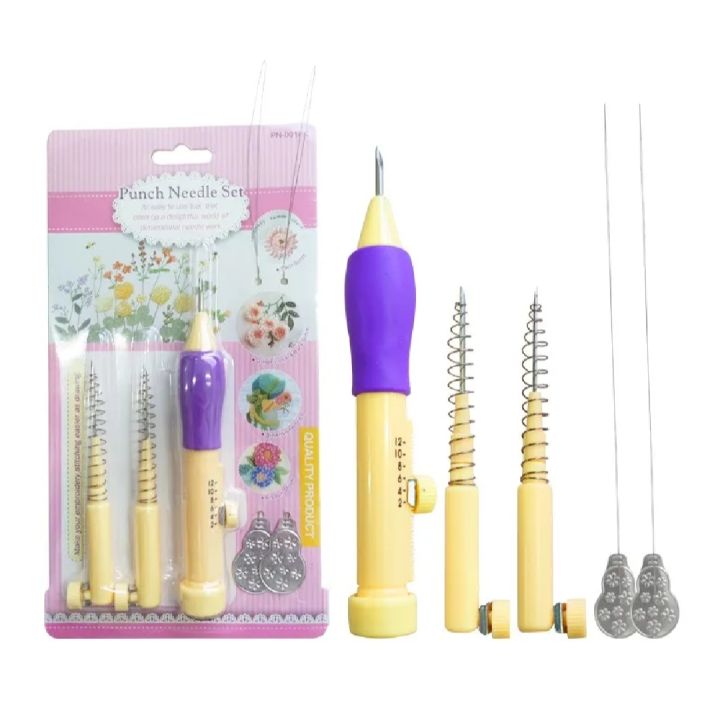 Embroidery Punch Needle Kit Stitching Tool Set Magic Embroidery Needle ...